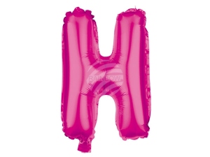 Foil balloon helium balloon pink Letter H