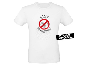 Motif T-shirt white model Shirt-001a