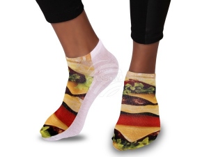 Calcetines con motivos Hamburguesa SO-123