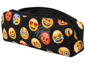 Pencil Case Feather sleeve Design Emoticons