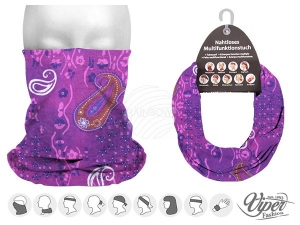 Chusta wielofunkcyjna 9 w 1 Szalik wielofunkcyjny Paisley MF-140