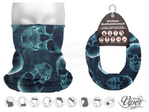 Pao multifuncional 9 en 1 Bufanda multiusos Calaveras MF-146