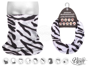 Multifunktionstuch 9 in 1 Mehrzweckschal Zebra MF-174