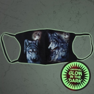 Mscara de respirador con motivo Glow in the dar MASK-055