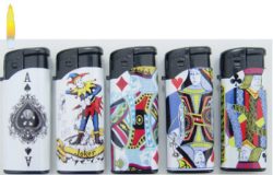 Mini Electronic Lighter Card game