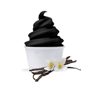 Miekkie lody w proszku Waniliowe czarne