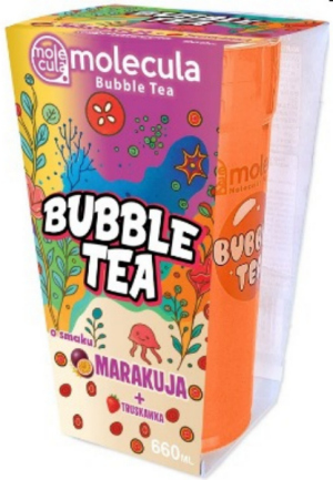 Bubble Tea dla Dwojga ToGo Marakuja + truskawka, 2 slomki