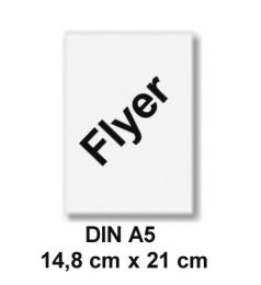 Ulotki 135 g papier kredowany blyszczacy A5