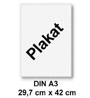 Plakaty papier kredowany blyszczacy 100 g A3