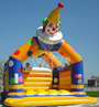 Hopping castle Clown