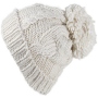 Knitted cap Long Beanie Slouch with bobble Model 131
