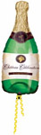 Bottle of champagne inflatable