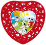 Foil balloon Heart with Dalmatiner