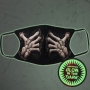 Respirator mask with motif Glow in the dark MASK-021