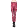 Leggins con motivos para mujer Design Caspa color rojo