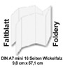 Foldery135g papier kredowany matowy DINA7mini16stronny