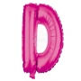 Foil balloon helium balloon pink Letter D
