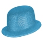 Melon hat glittering sky blue