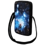 Messenger Bag Kurier Tasche Galaxy schwarz/blau