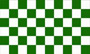 Fahne Karo grn wei