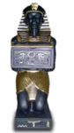 Pharaoh with chest black gold 56 cm