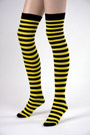 Over knee socks bee