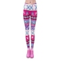 Ladies motive Leggings Design Aztecs color white