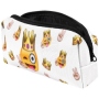 Pencil Case, Feather sleeve Design Emoticon King