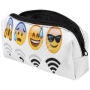 Pencil Case, Feather sleeve Design Emoticon Wifi