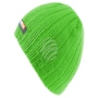 Long Beanie Slouch Strickmtze neon grn