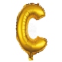 Foil balloon helium balloon gold Letter C