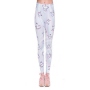 Ladies motive Leggings Unicorn white/lilac Model B