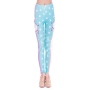 Leggins con motivos para mujer Estrellas y unicornios rosa/blanc