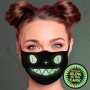 Maska ochronna z motywem Swieca w ciemnosci MASK-076