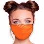 Verstellbare Motivmaske einfarbig orange AM-542