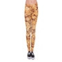Ladies motive Leggings Design Cereals color yellow