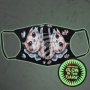 Respirator mask with motif Glow in the dark MASK-029